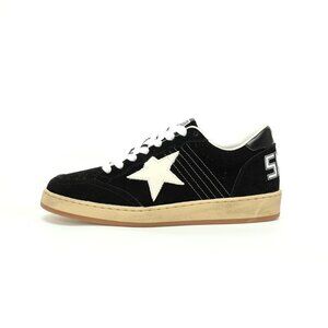 Golden Goose Mens Sneaker in Black & White & Brown